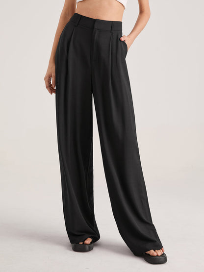 Nadia – Hochgeschnittene Faltenhose