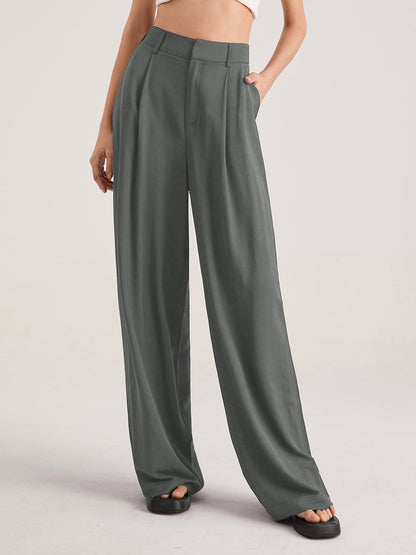Nadia – Hochgeschnittene Faltenhose