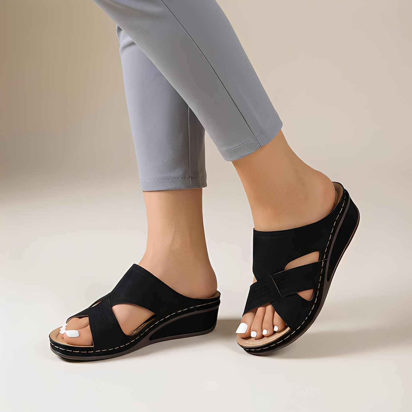 Oddette - Riemensandalen mit offenem Zehenbereich für Damen