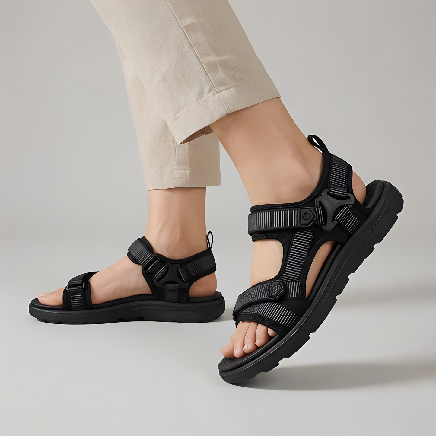 Jacob - Verstellbare Riemensandalen für Herren
