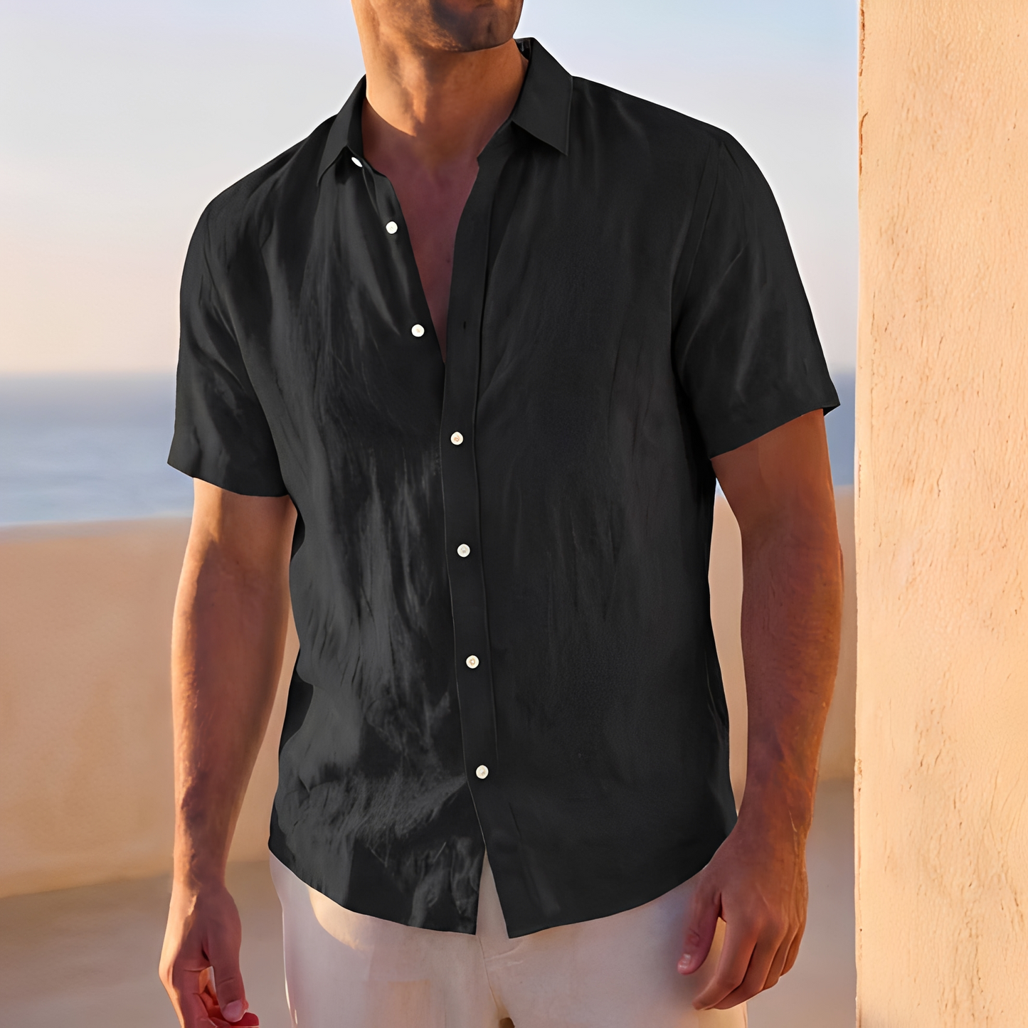 Jassen - Weit geschnittenes Button-Down-Hemd für Herren