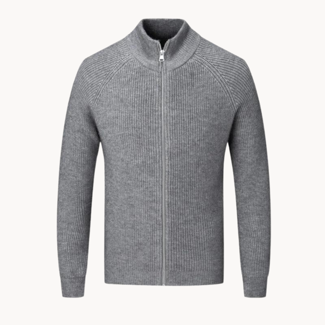 Sebastian – Pullover mit vollem Reißverschluss