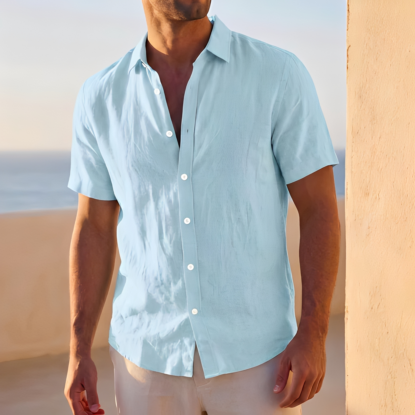 Jassen - Weit geschnittenes Button-Down-Hemd für Herren