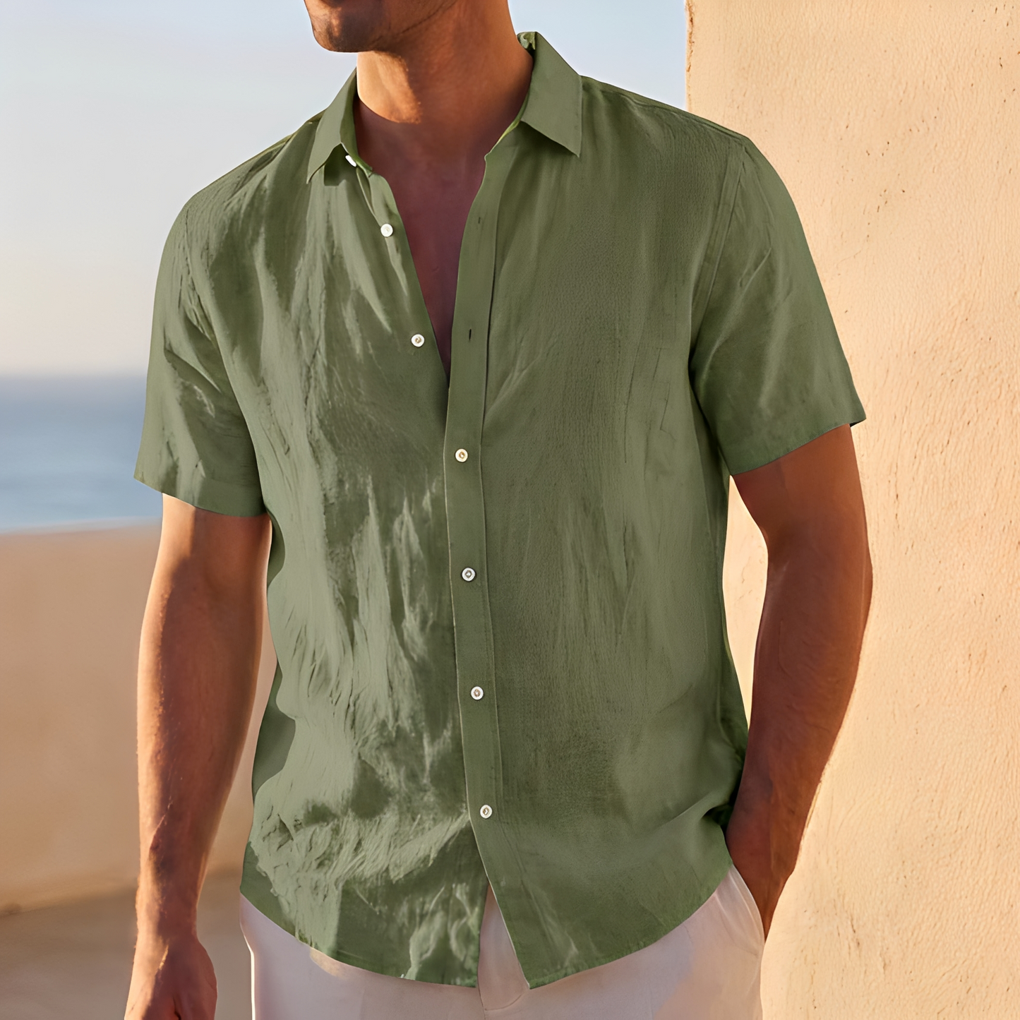 Jassen - Weit geschnittenes Button-Down-Hemd für Herren