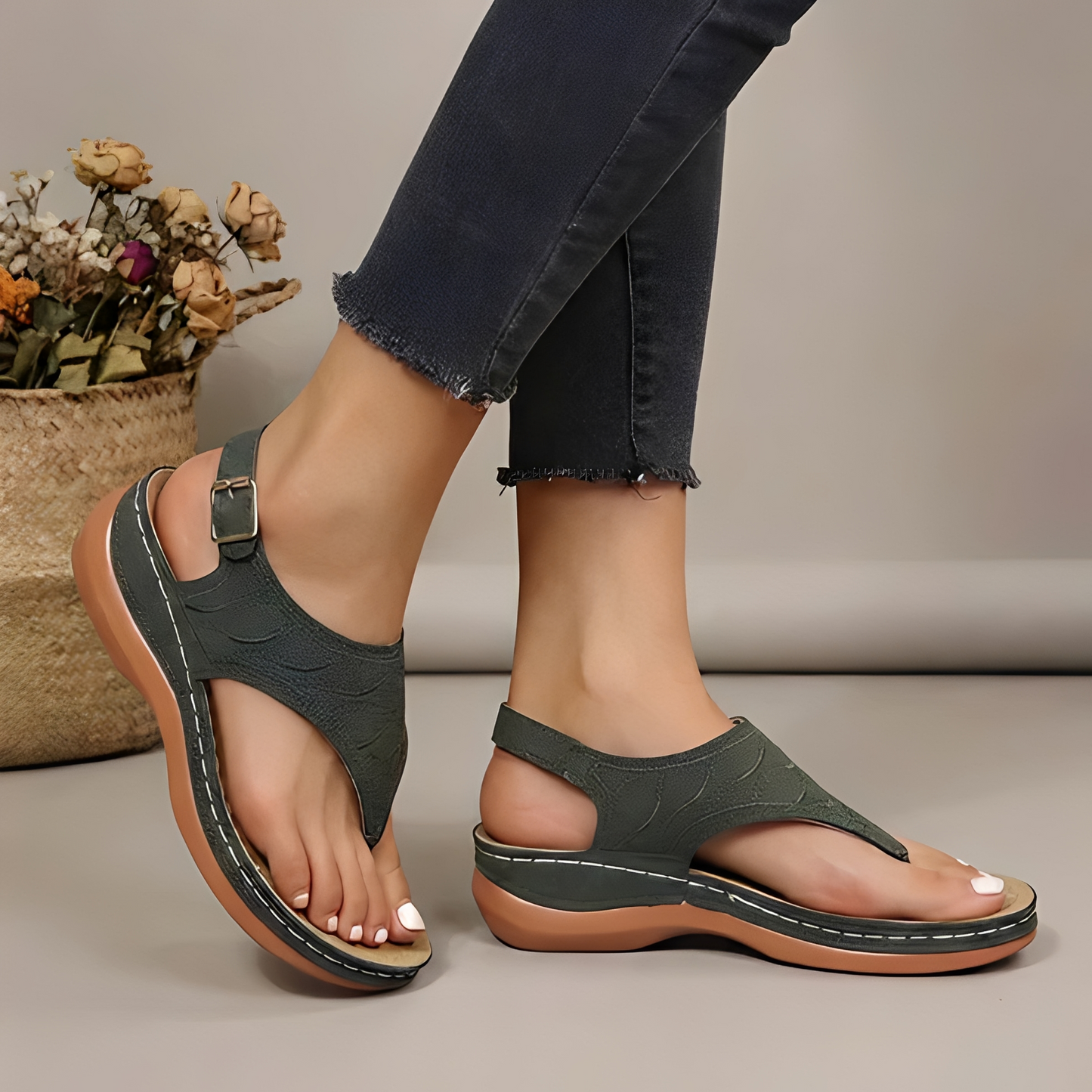 Shynah - Bequeme Sommersandale für Damen