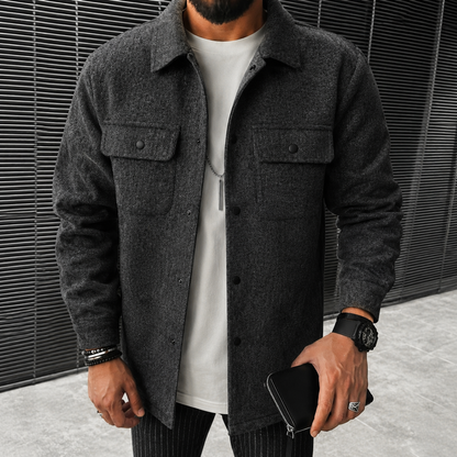 Finn - Komfortables Herren-Overshirt mit Knöpfen
