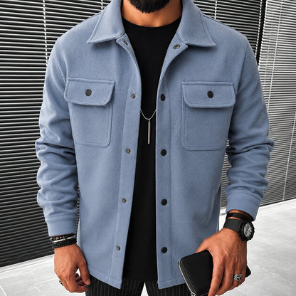 Finn - Komfortables Herren-Overshirt mit Knöpfen