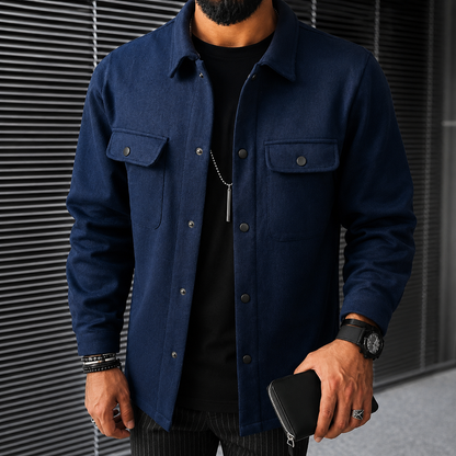 Finn - Komfortables Herren-Overshirt mit Knöpfen