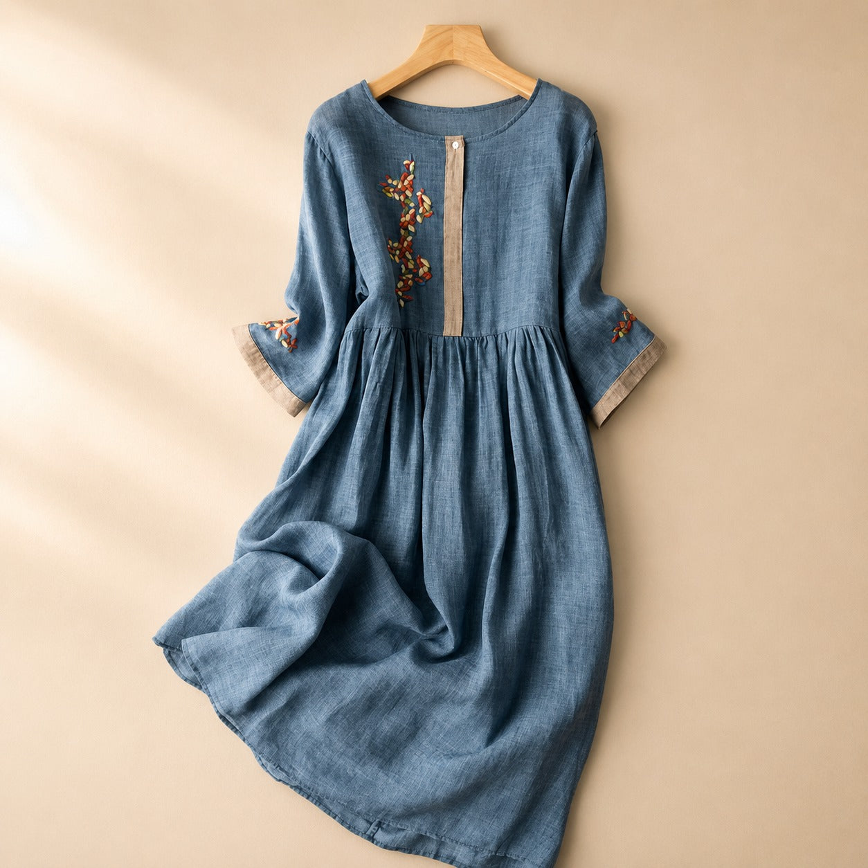 Laura - Komfortables Boho-Kleid mit Details