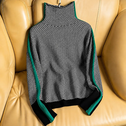 Anita - Stilvoller Damen-Rollkragenpullover