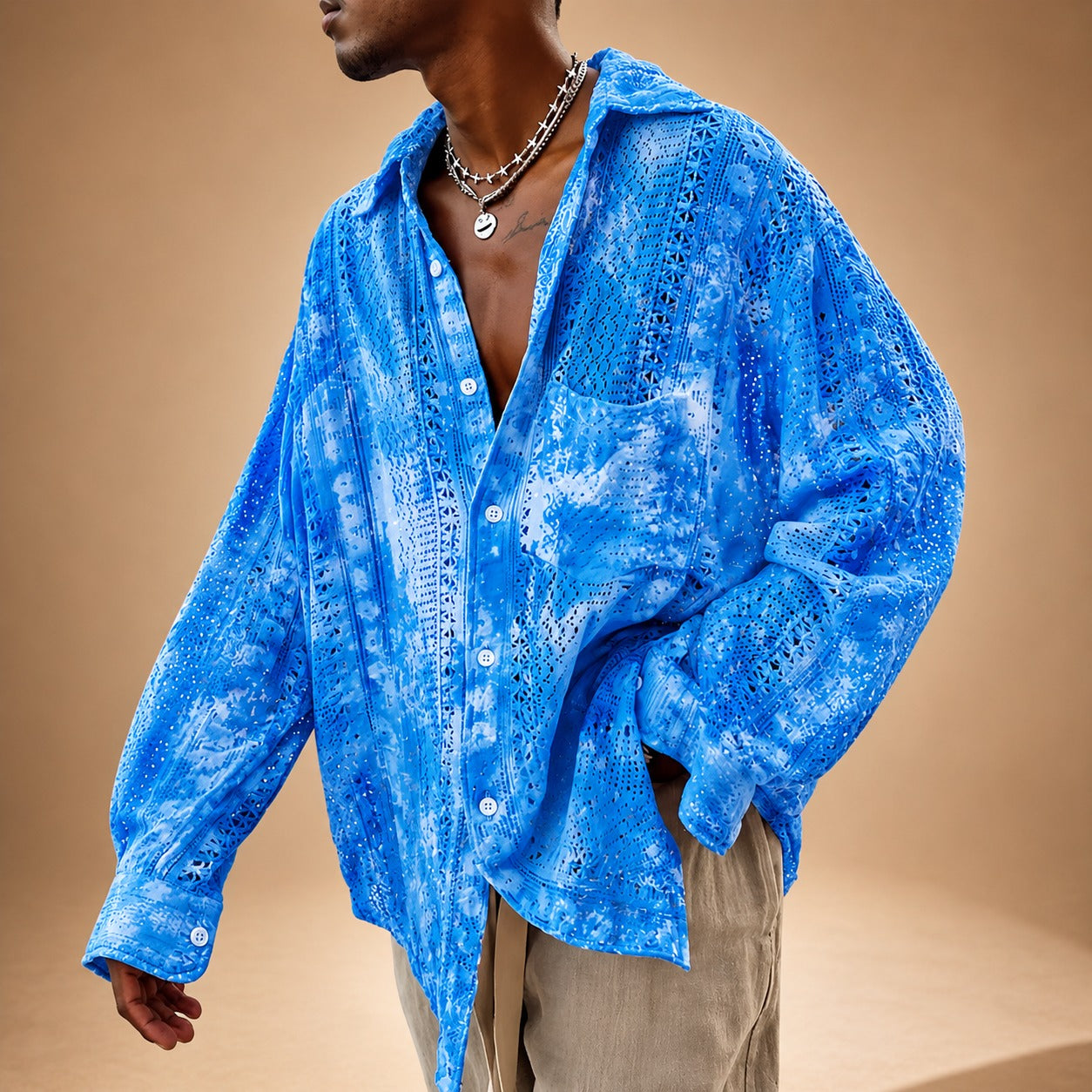 Jovan - Leichtes Hollow-Shirt