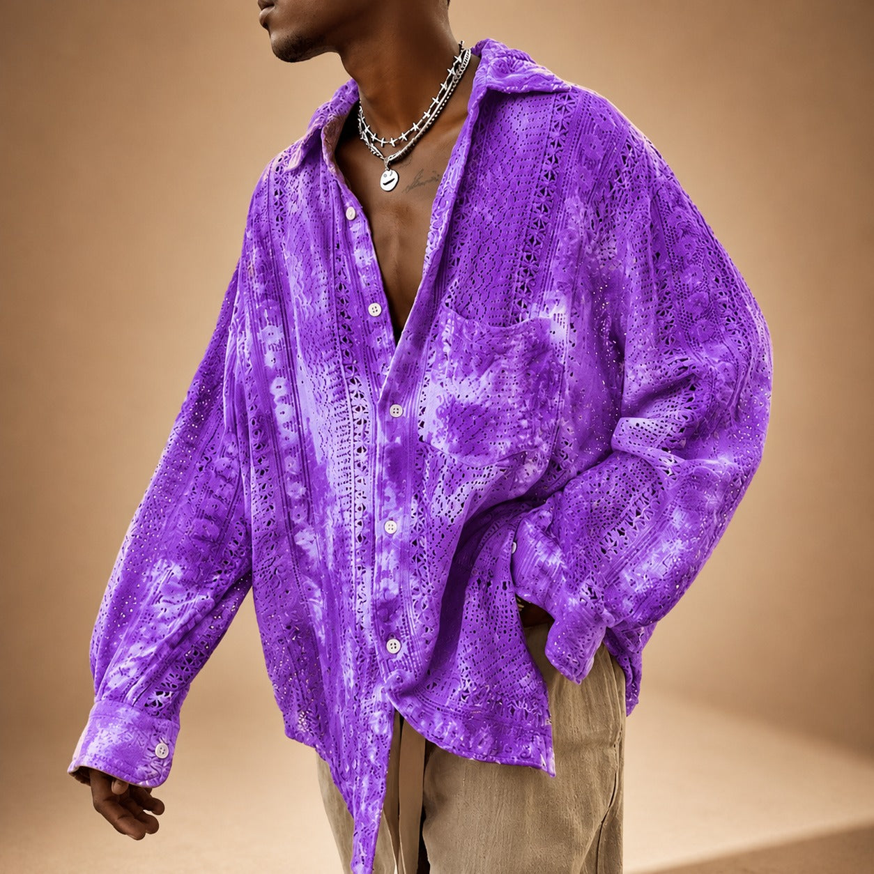Jovan - Leichtes Hollow-Shirt