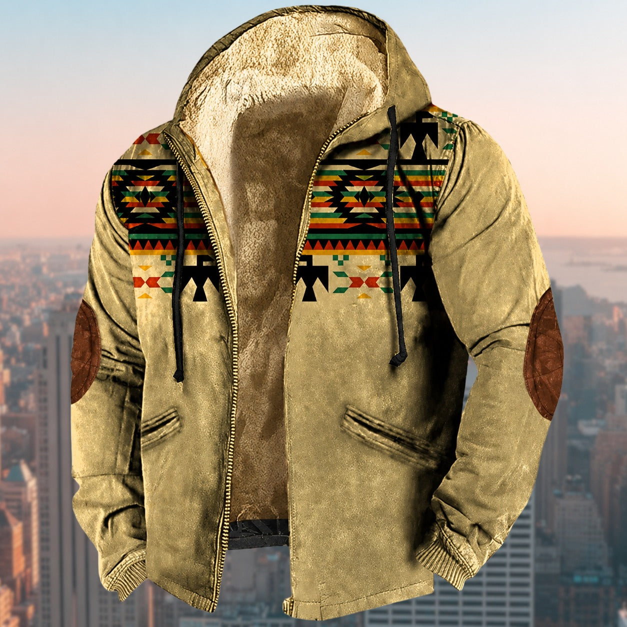 Laszlo - Herren-Hoodie mit Tribal-Design