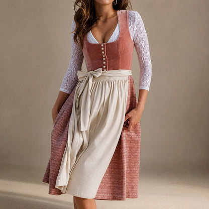 Nettie - Bequemes Oktoberfestkleid mit Schleife