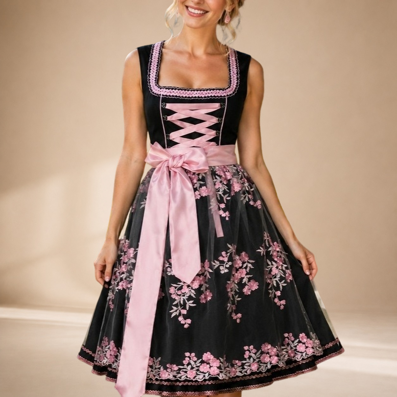 Rayaan - Elegantes ärmelloses Trachten-Dirndl für das Oktoberfest