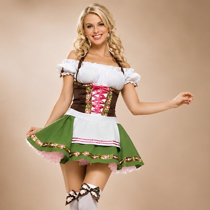 Melanie - Stilvolles, kurzes Dirndl für das Oktoberfest