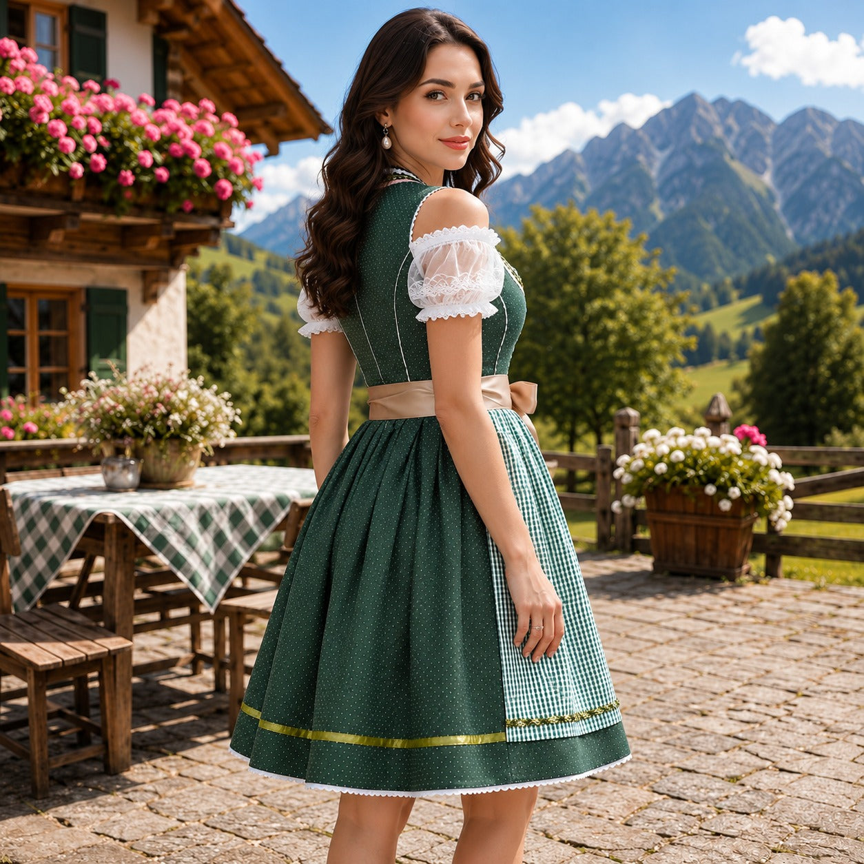 Amna - Bezauberndes Mini-Dirndl für das Oktoberfest
