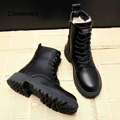 Adelpha - Schwarze Stiefel für frostige Wintertage