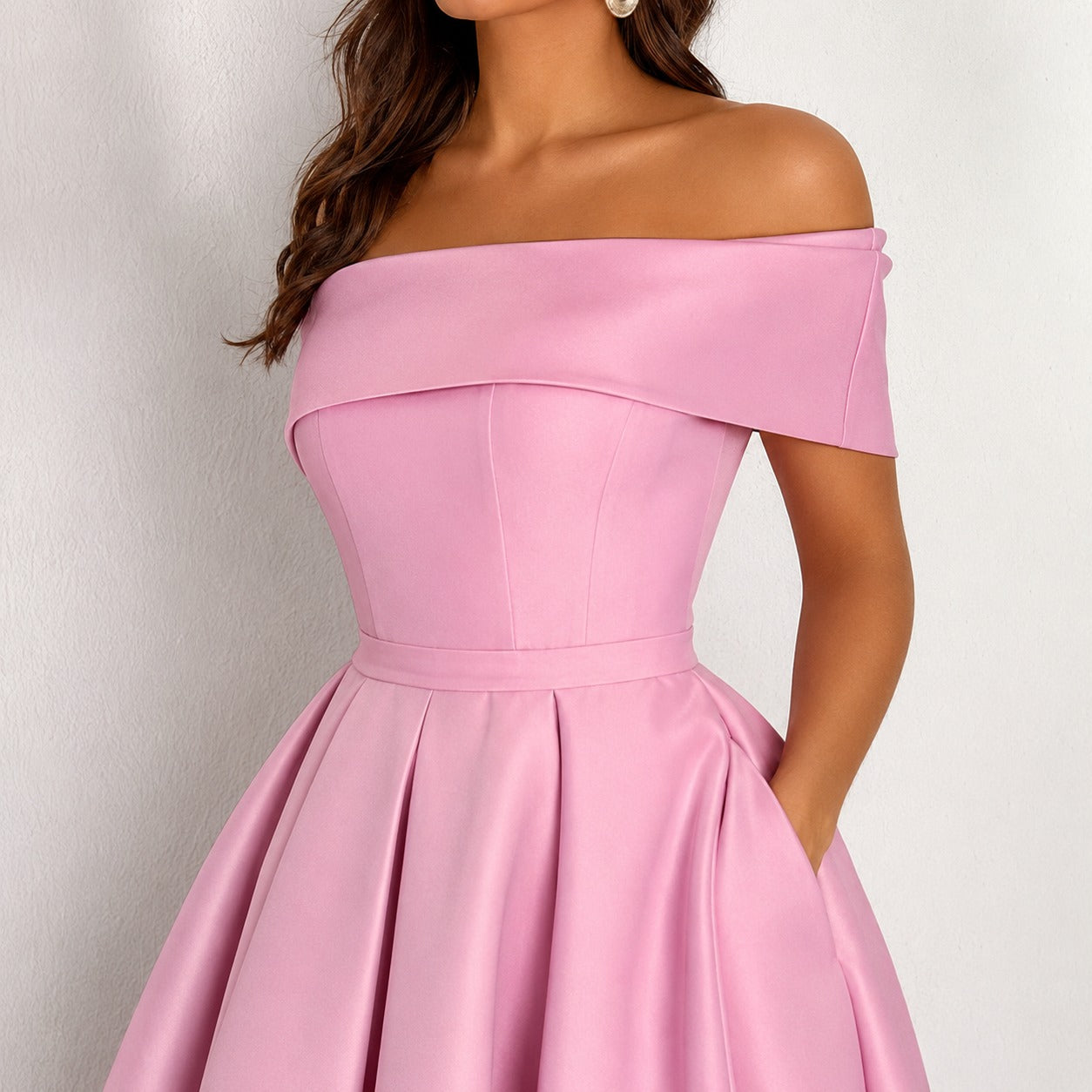 Erika - Schickes Kleid mit freien Schultern