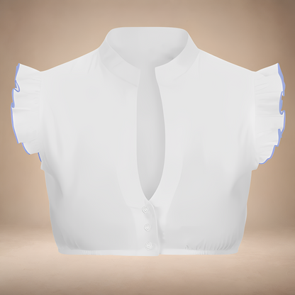 Rachel - Stilvolle ärmellose Bluse für das Oktoberfest