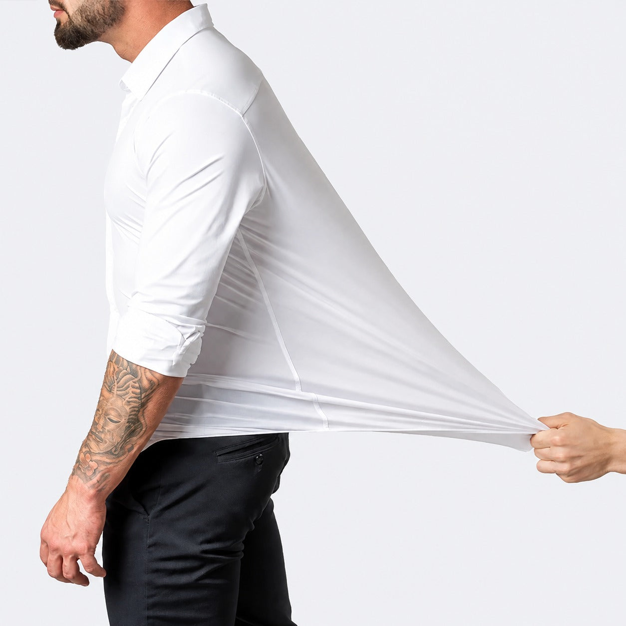 Hugo - Gemütliches Herrenhemd aus flexiblem Gewebe