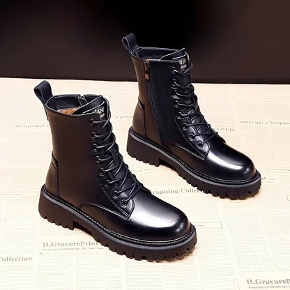 Adelpha - Schwarze Stiefel für frostige Wintertage