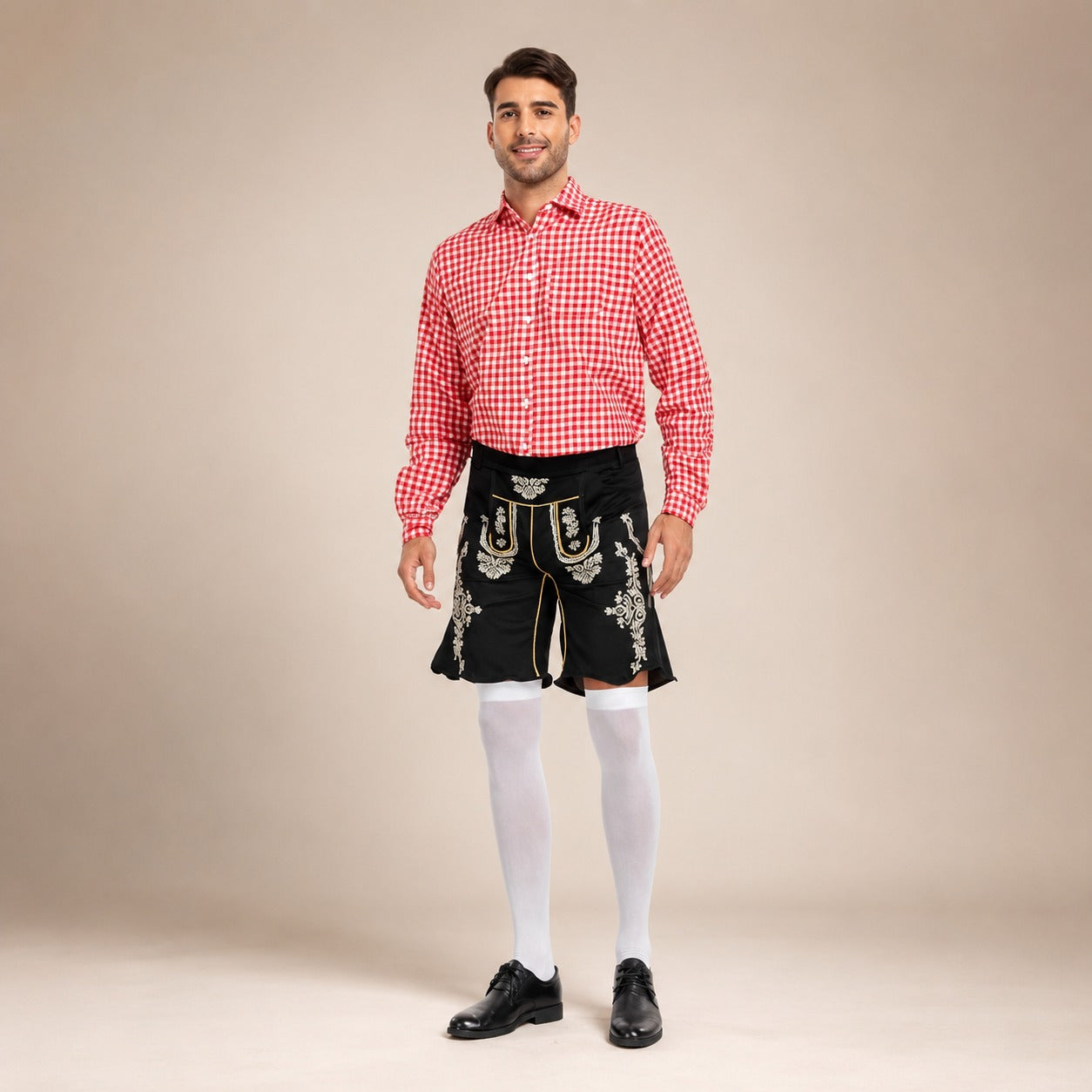 Alexis - Stylisches Hemd mit Karomuster für das Oktoberfest