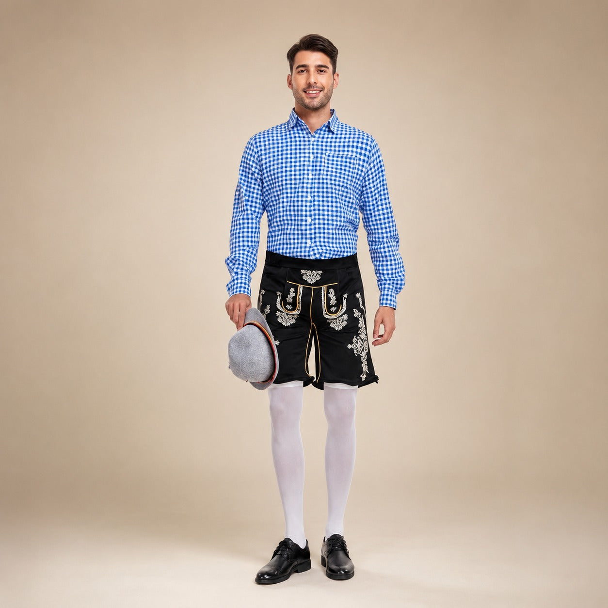 Alexis - Stylisches Hemd mit Karomuster für das Oktoberfest