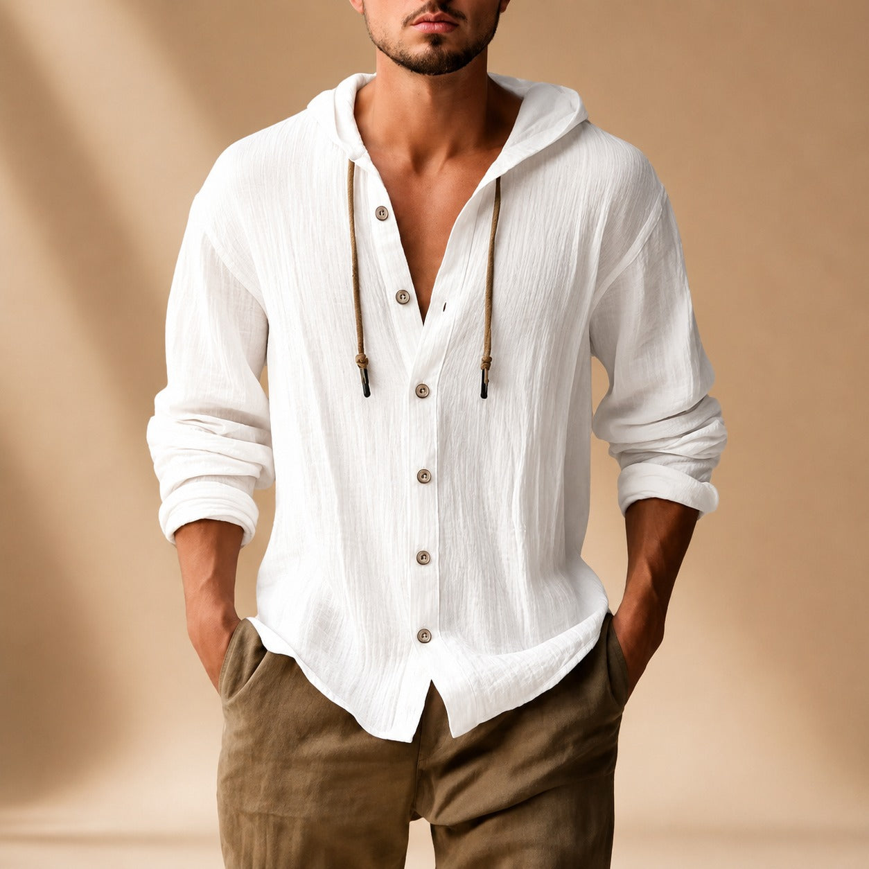 Kayne - Komfortables Langarmshirt mit Kapuze