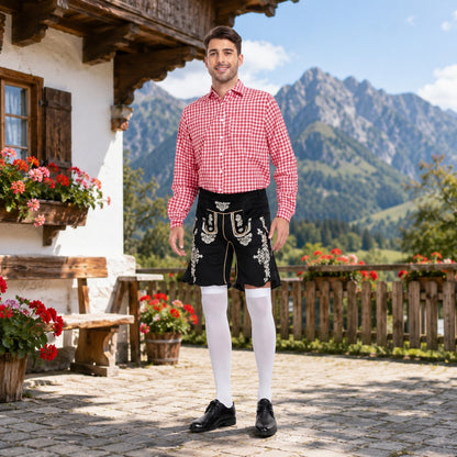Alexis - Stylisches Hemd mit Karomuster für das Oktoberfest