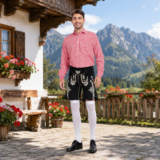 Alexis - Stylisches Hemd mit Karomuster für das Oktoberfest