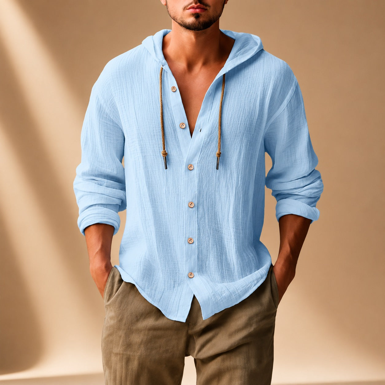 Kayne - Komfortables Langarmshirt mit Kapuze