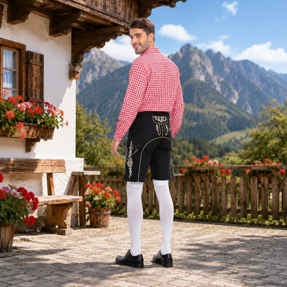 Alexis - Stylisches Hemd mit Karomuster für das Oktoberfest