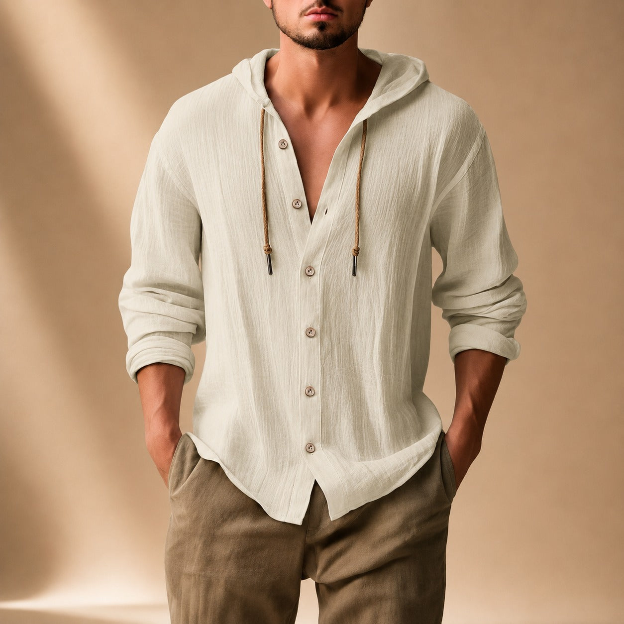 Kayne - Komfortables Langarmshirt mit Kapuze
