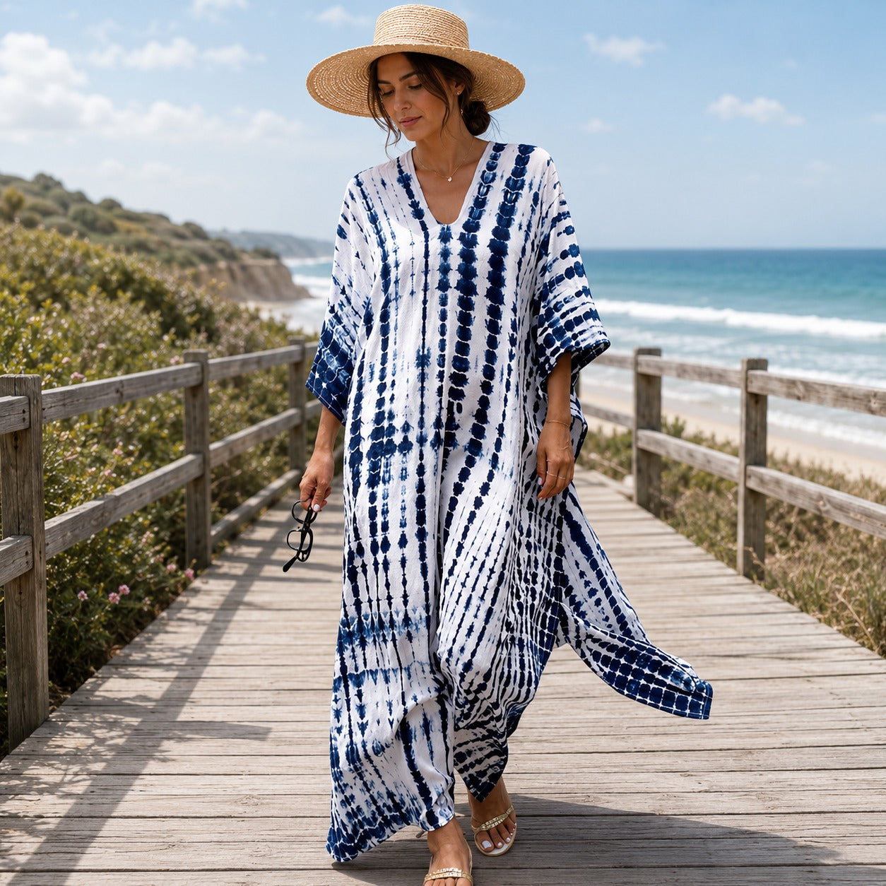 Emmy - Stilvolles Boho-Maxikleid
