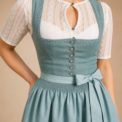 Cora - Traditionelles Oktoberfestkleid mit Schleifenakzent