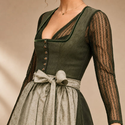Cora - Traditionelles Oktoberfestkleid mit Schleifenakzent
