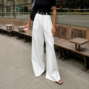 Marlene - Weite Hose ohne Gürtel