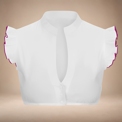 Rachel - Stilvolle ärmellose Bluse für das Oktoberfest