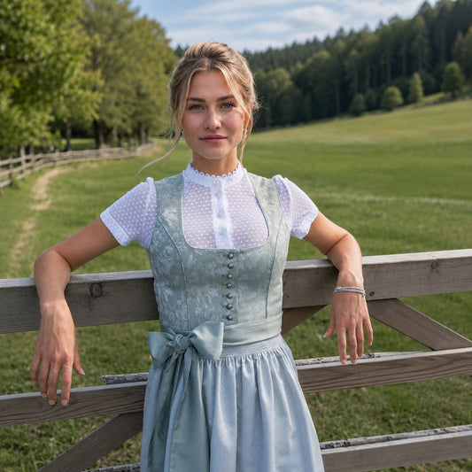 Cora - Traditionelles Oktoberfestkleid mit Schleifenakzent