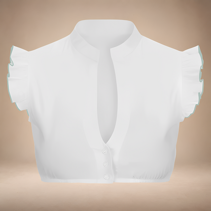Rachel - Stilvolle ärmellose Bluse für das Oktoberfest