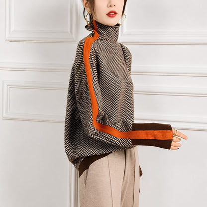 Anita - Stilvoller Damen-Rollkragenpullover
