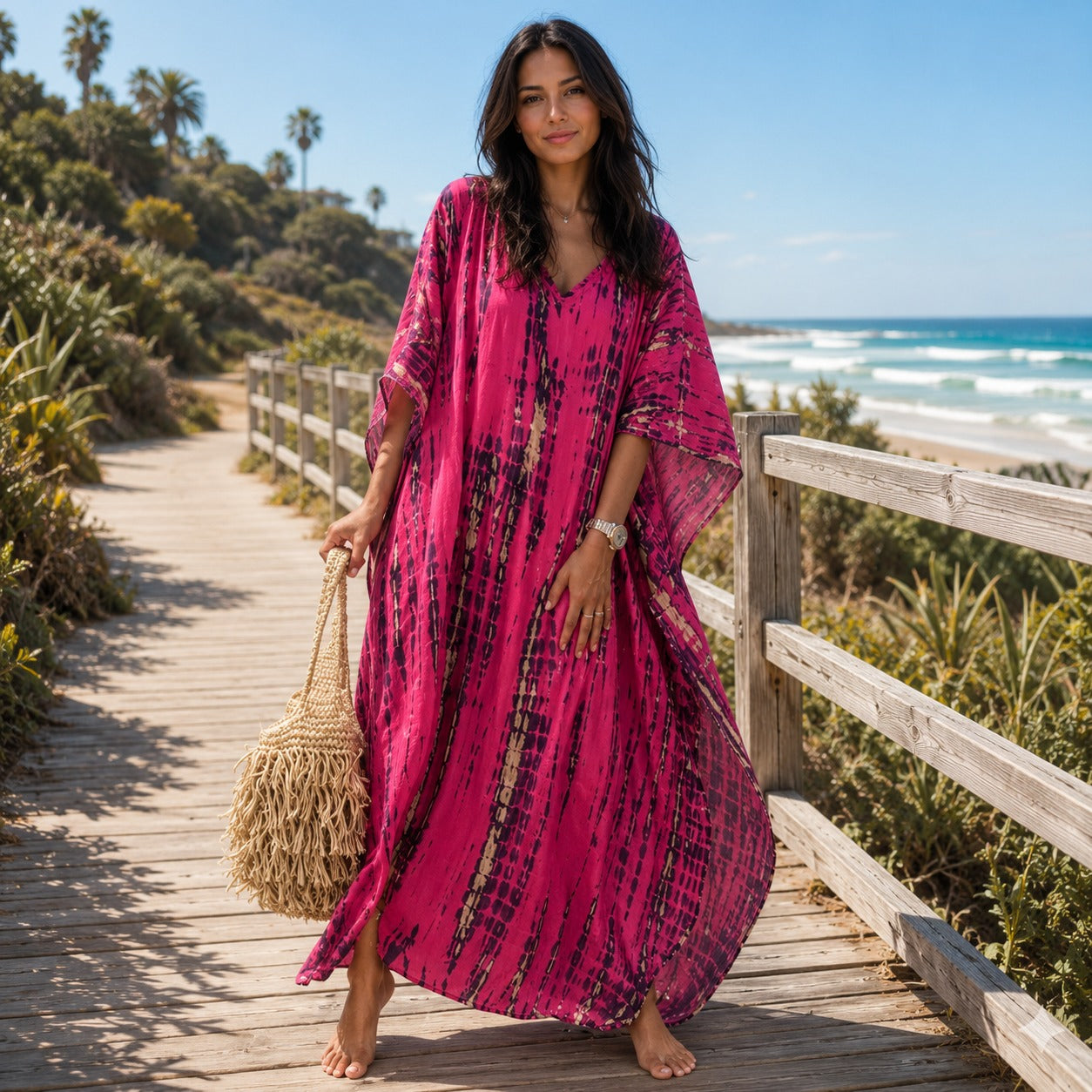 Emmy - Stilvolles Boho-Maxikleid