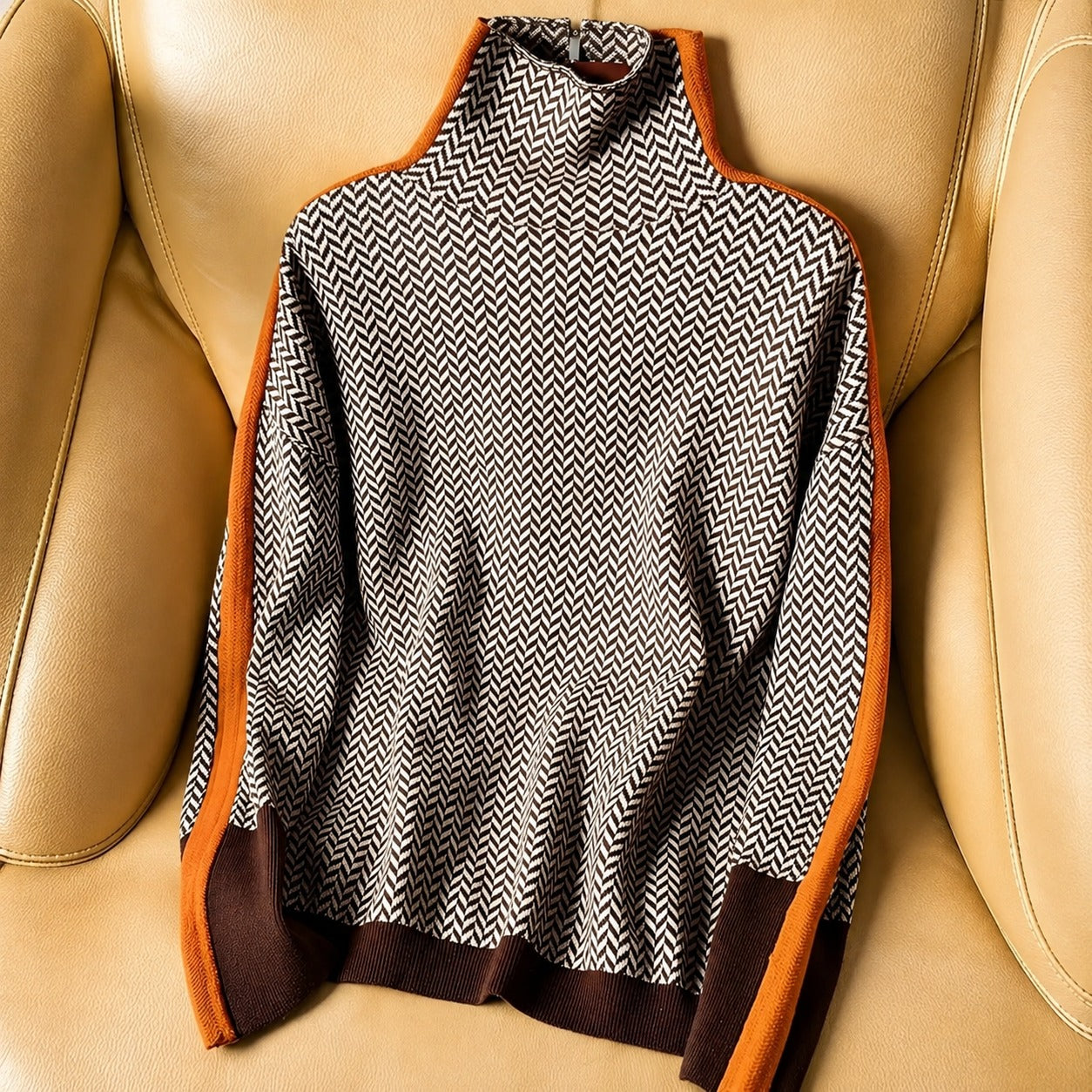 Anita - Stilvoller Damen-Rollkragenpullover