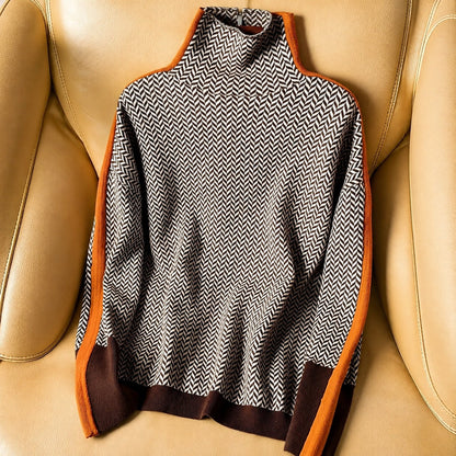 Anita - Stilvoller Damen-Rollkragenpullover