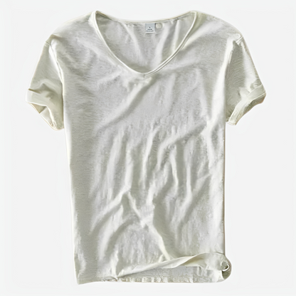 Jayson - Weites Sommer-T-Shirt mit V-Ausschnitt für Herren
