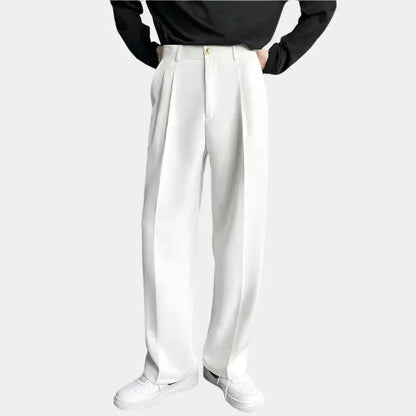 Emil – Herren Weite Hose mit Falten