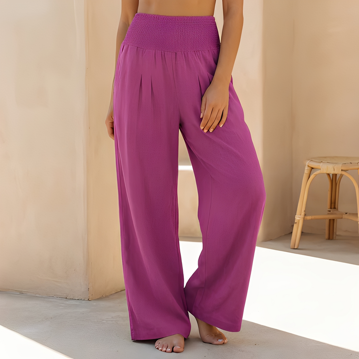 Alexandra - Weite und fließende Hose für Damen