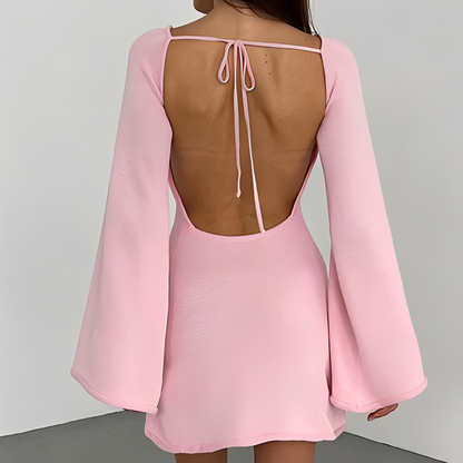 Aryana - Elegantes Sommerkleid mit langen Ärmeln für Damen