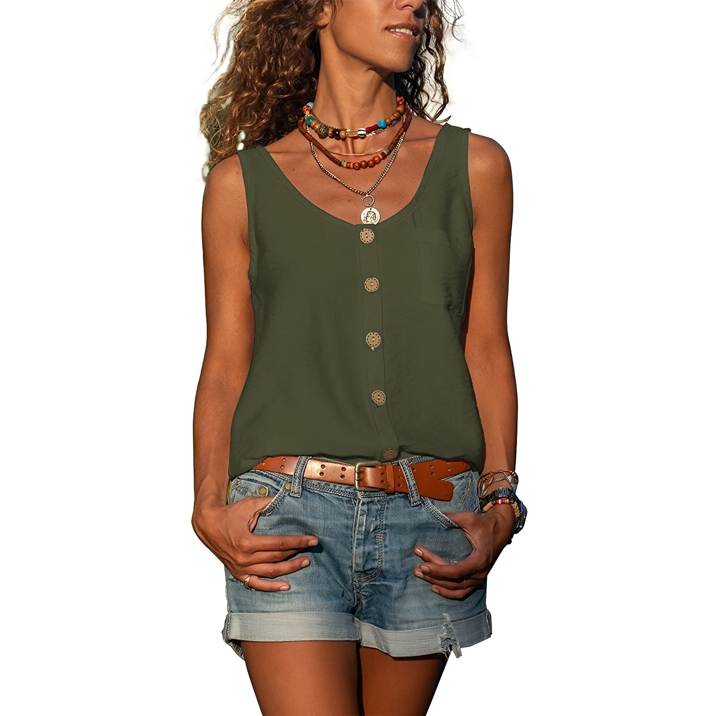 Naressa - Elegantes Sommer-Top für Damen